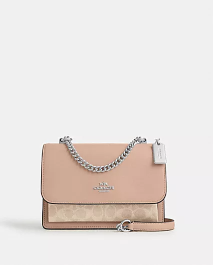 Signature Coated Canvas Dome Crossbody Bag