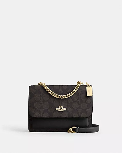 Signature Coated Canvas Dome Crossbody Bag